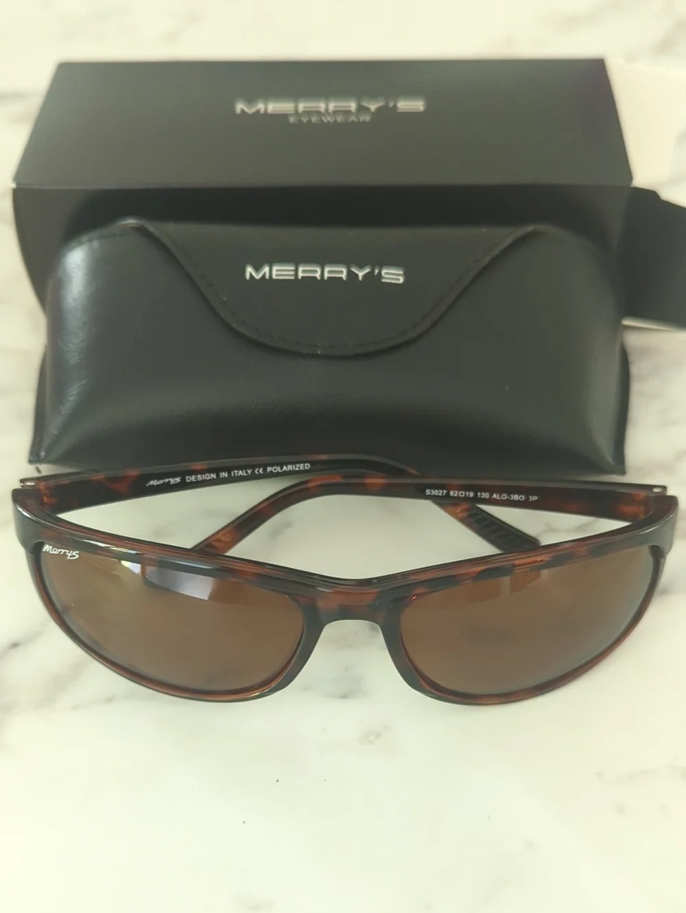 Merry's Wrap Around Sport Polarized Unisex Sunglasses